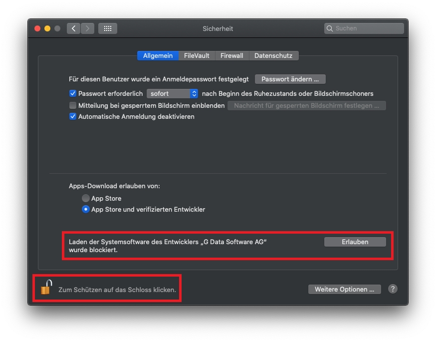 Mac Systemewrweiterung