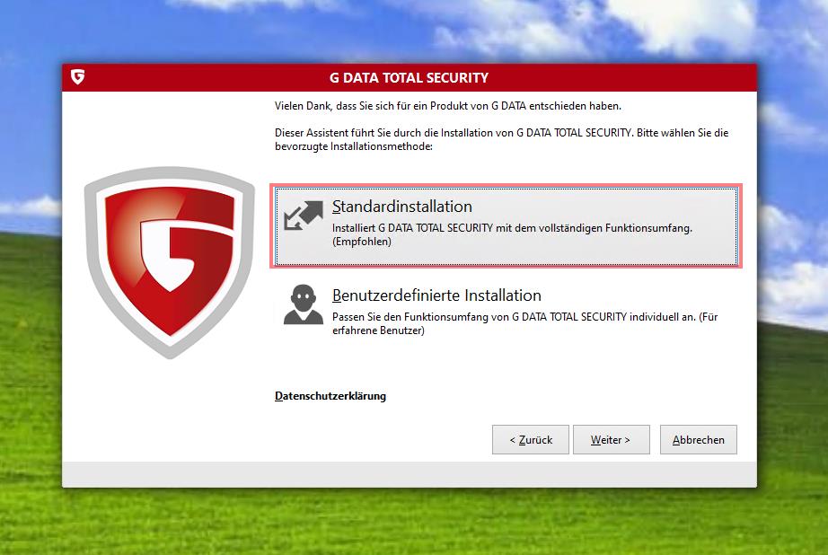 Total Security Install Method GER 2019