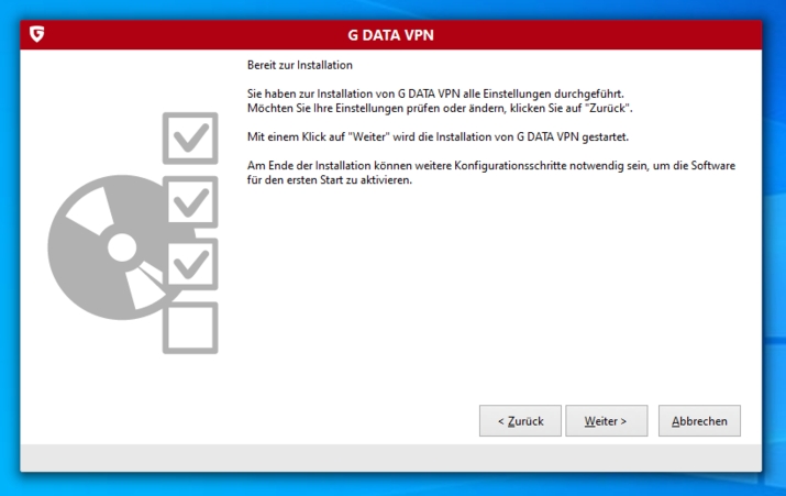 Pfad für Installation