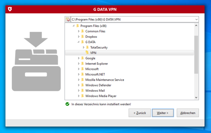 VPN WINDOWS Installationsort 4b5c02d9ee