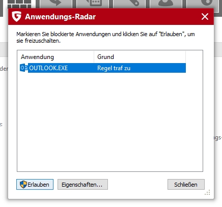 Firewall-Freigabe