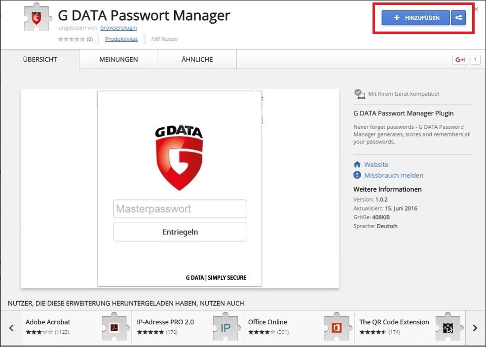 PasswortManager einrichten