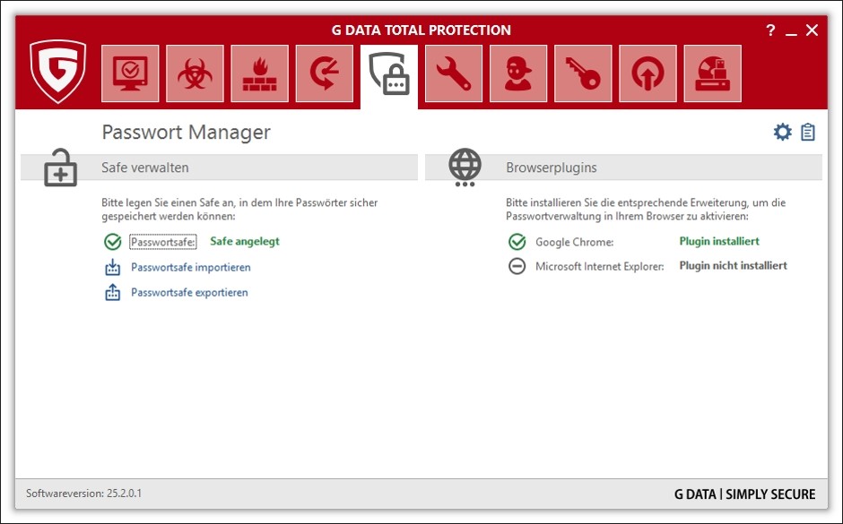 PasswortManager einrichten