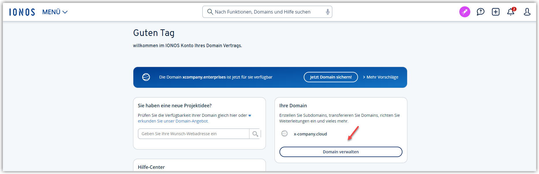 G DATA 365 | Mail Protection IONOS Startseite