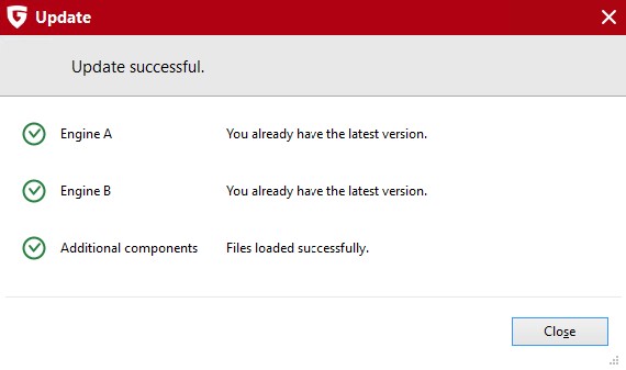 Virus signature update