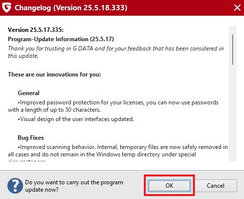 Update available