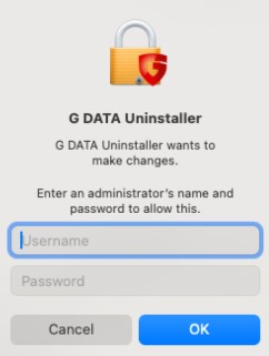 Uninstall G DATA Software from Mac