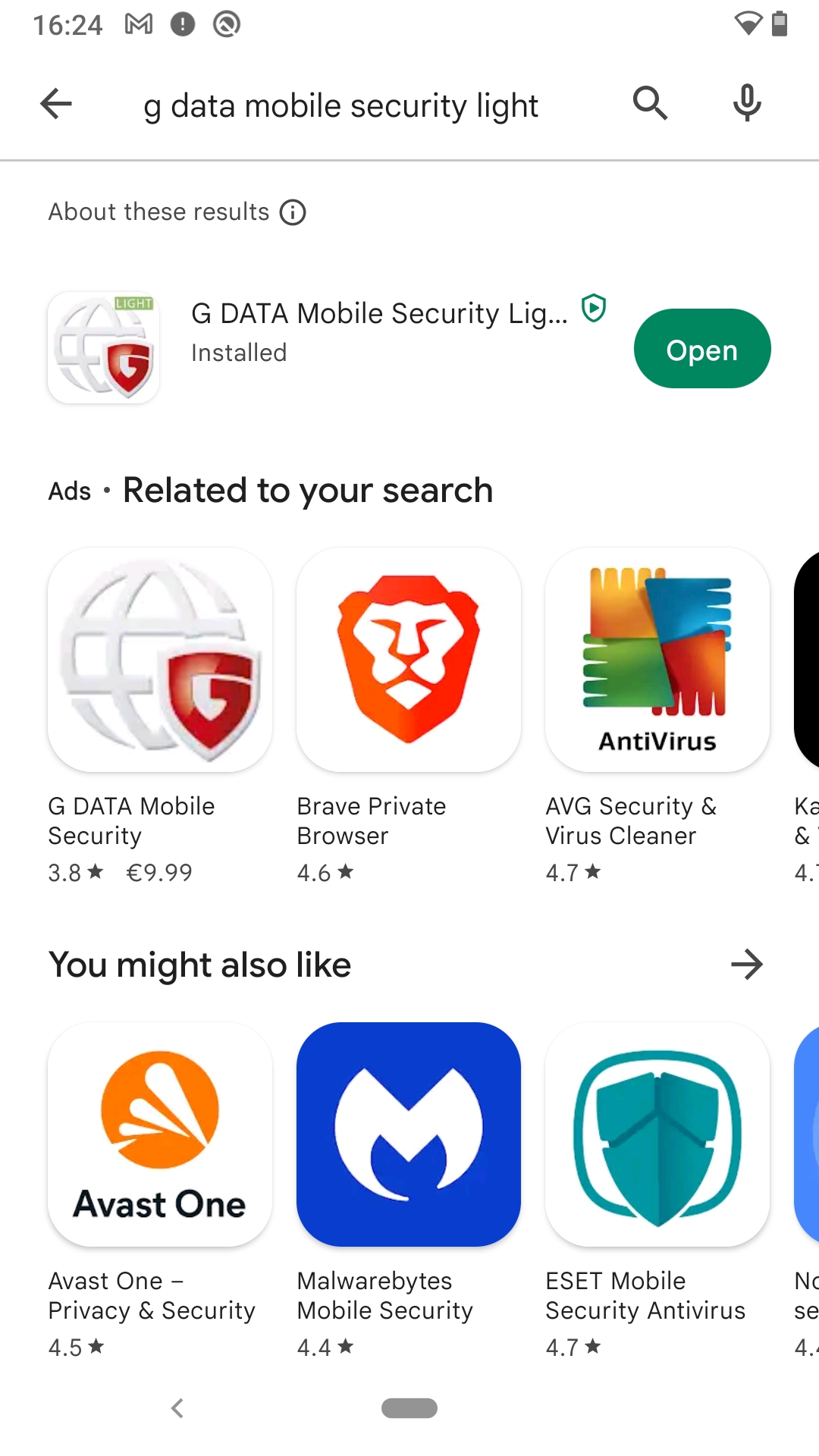 Install light version Playstore