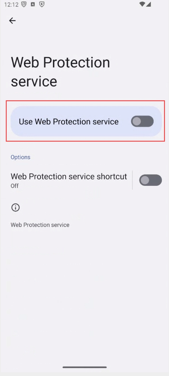 Set up WebProtection