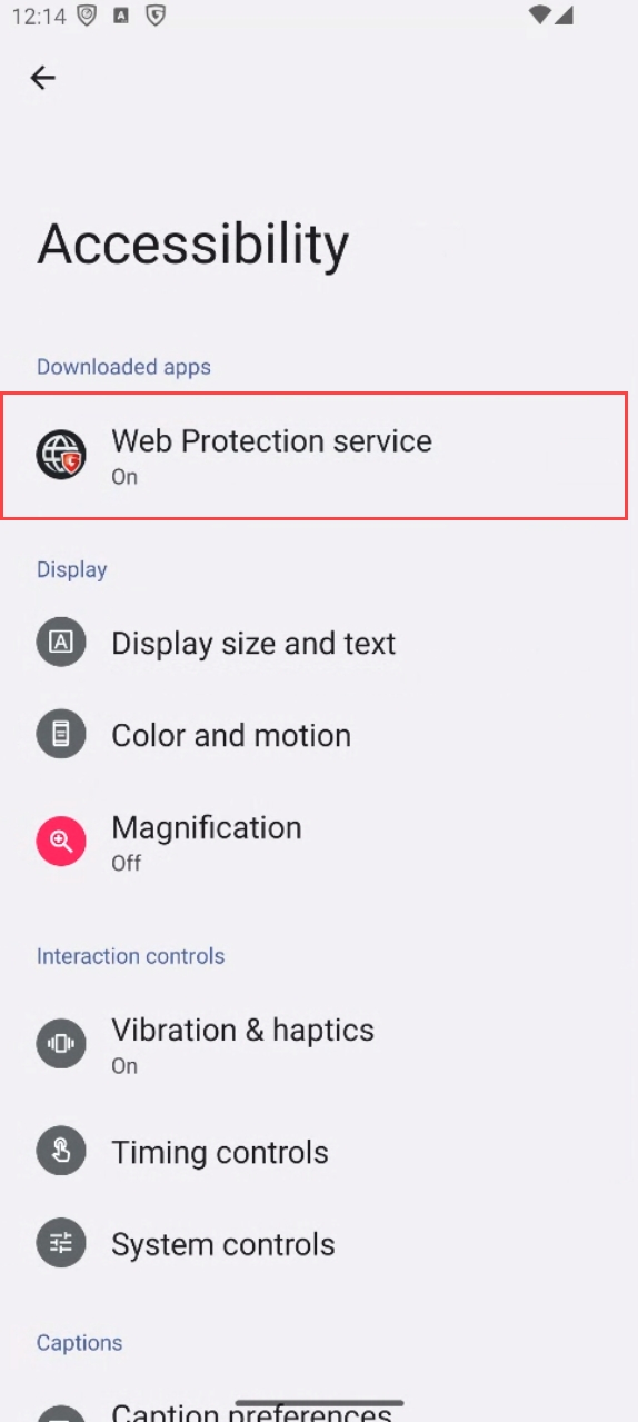 Set up WebProtection