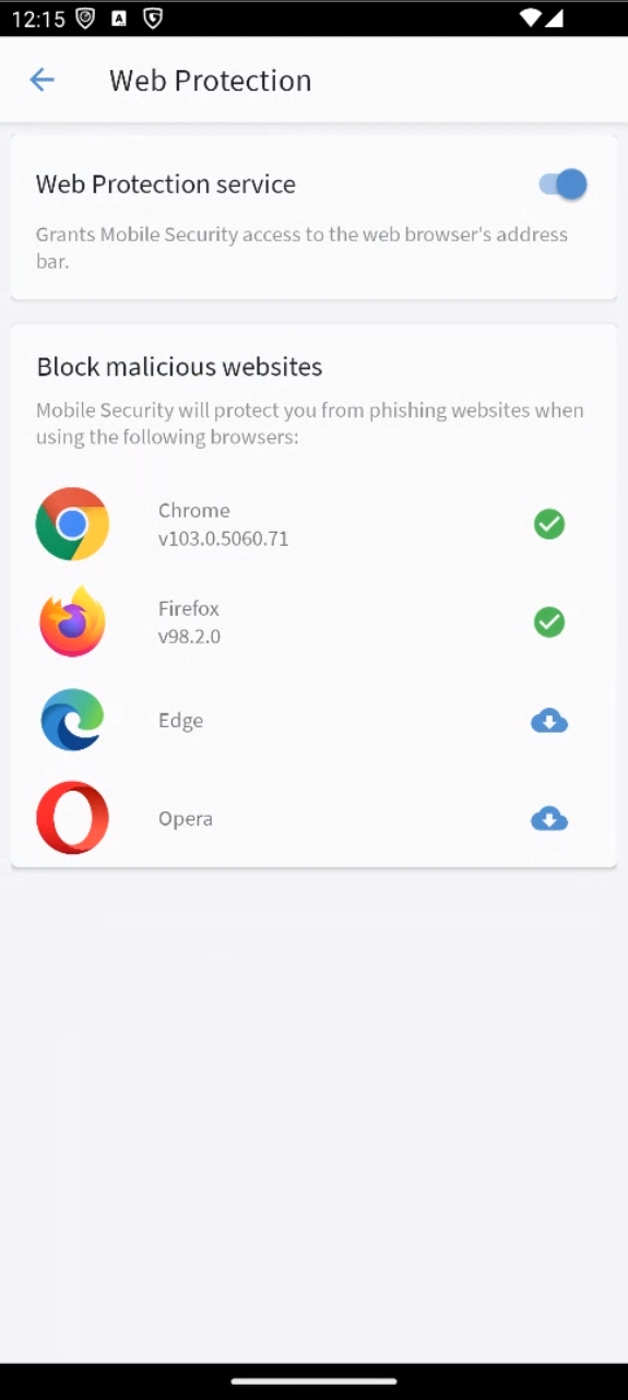 Set up WebProtection