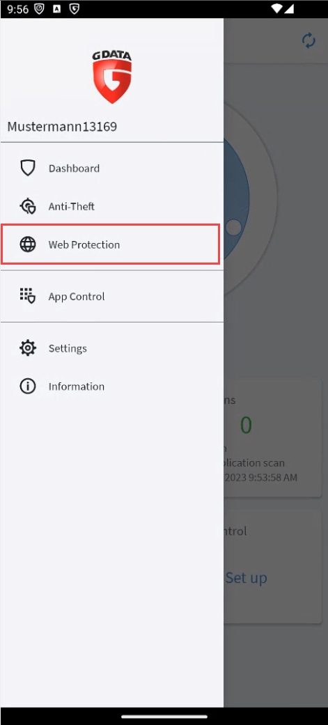 Restricted settings