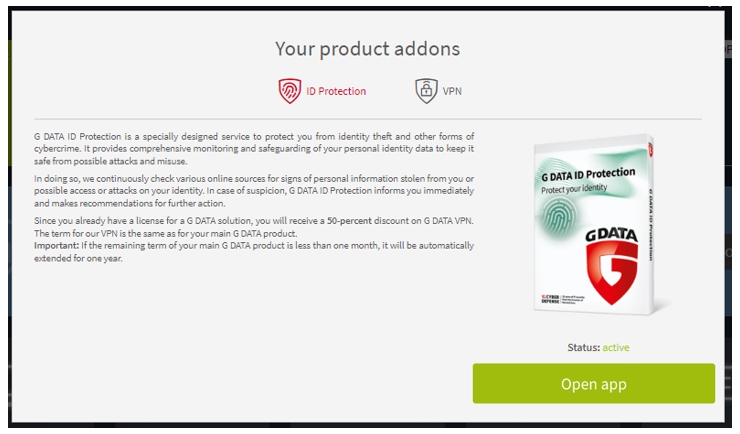 G DATA IdentityProtection