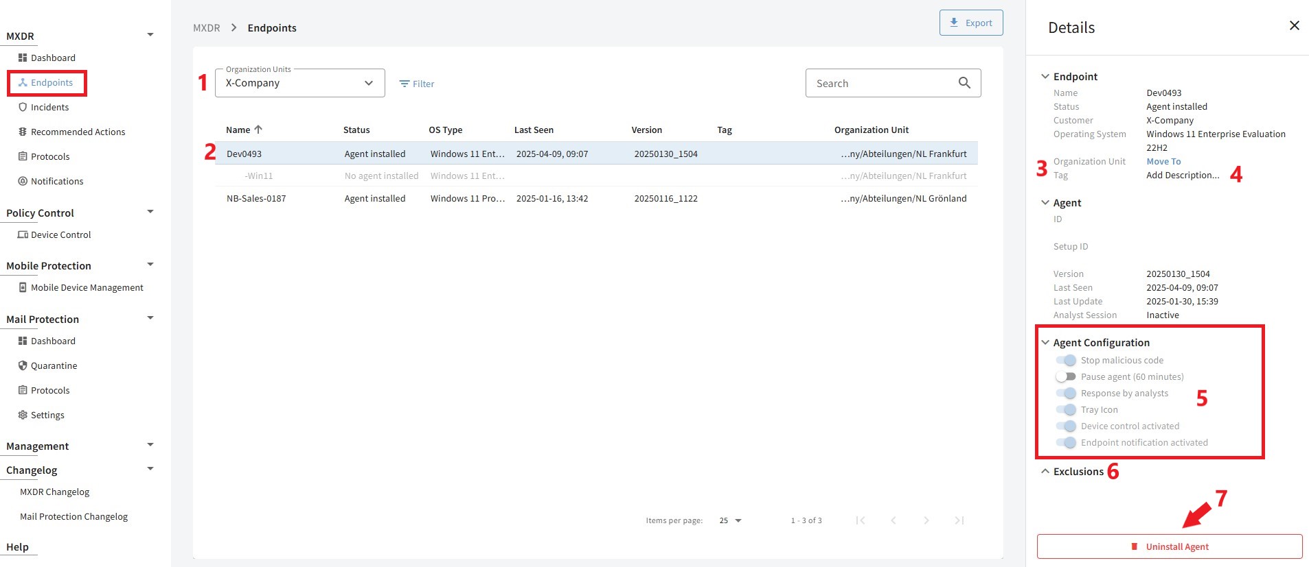 G DATA 365 | MXDR Endpoints