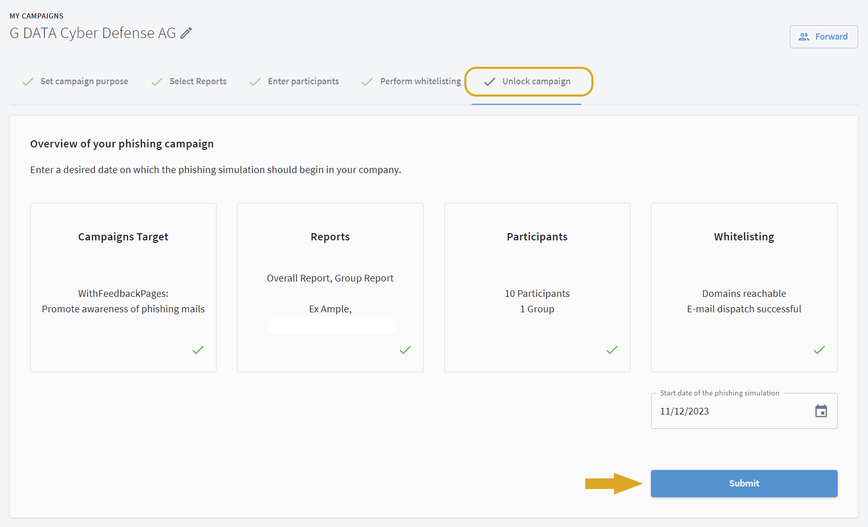 G DATA Phishing Simulation