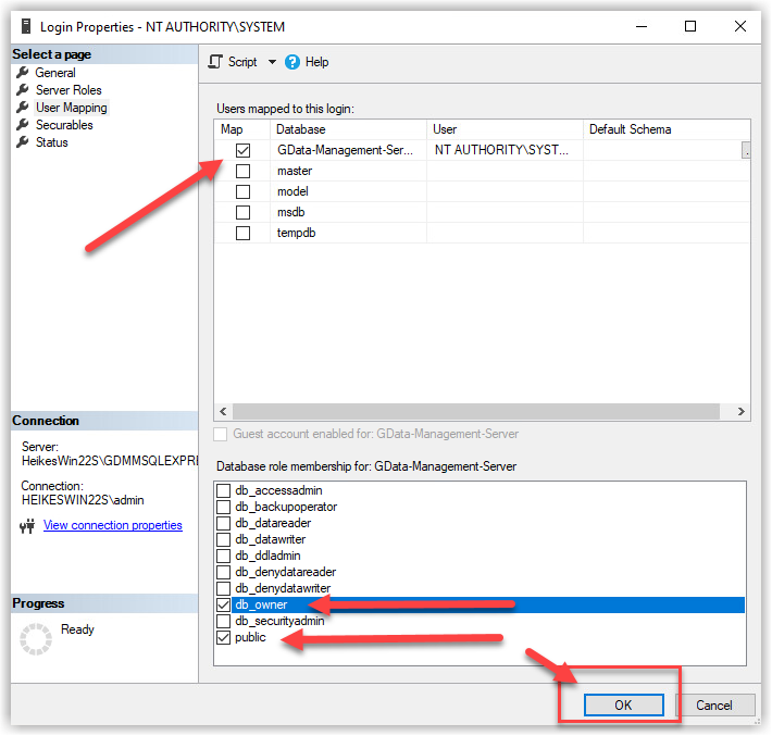 SSMS Start and Connect