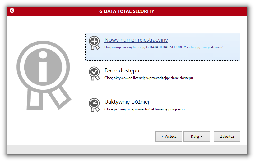 Total Security Install Activation Options GER 2019