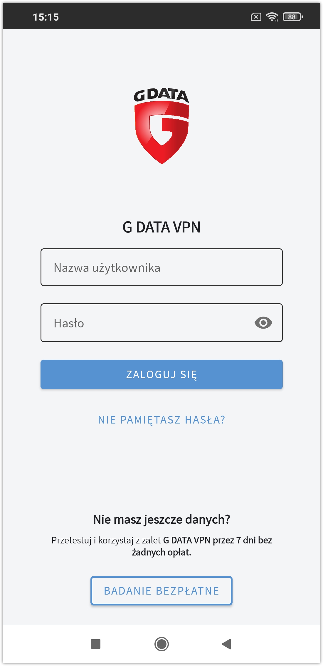 VPN Android Anmeldung