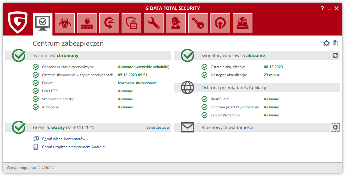 SecurityCenter overview